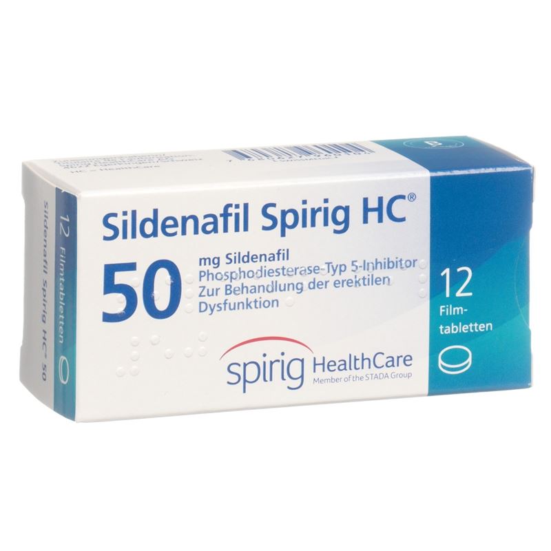 SILDENAFIL Spirig HC Filmtabl 50 mg 12 Stk
