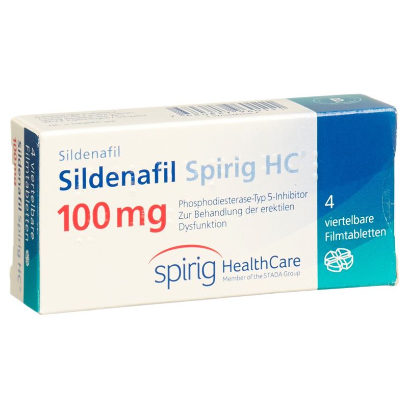 SILDENAFIL Spirig HC Filmtabl 100 mg 4 Stk
