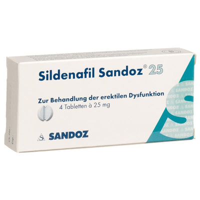 SILDENAFIL Sandoz Tabl 25 mg 4 Stk