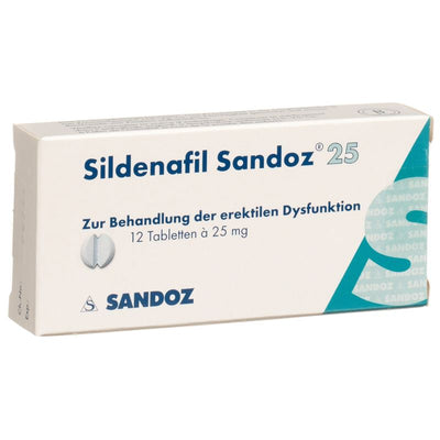SILDENAFIL Sandoz Tabl 25 mg 12 Stk
