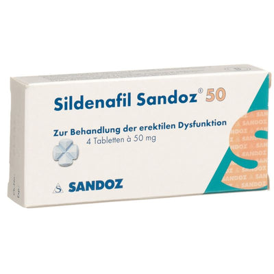 SILDENAFIL Sandoz Tabl 50 mg 4 Stk