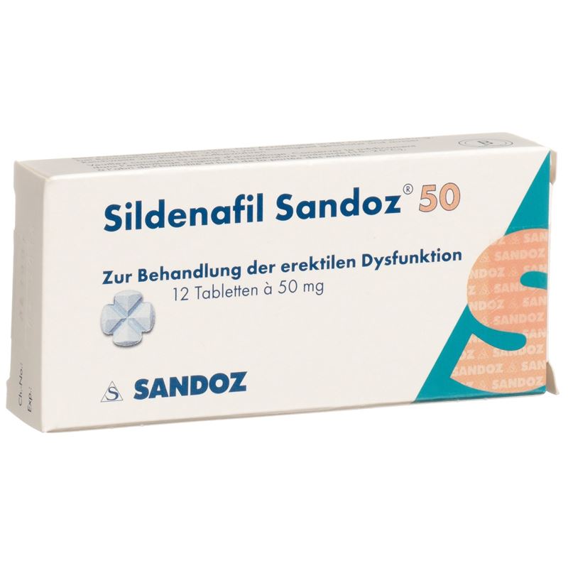 SILDENAFIL Sandoz Tabl 50 mg 12 Stk