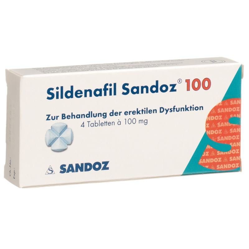SILDENAFIL Sandoz Tabl 100 mg 4 Stk