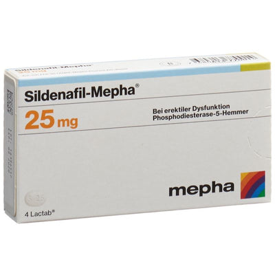 SILDENAFIL Mepha Filmtabl 25 mg 4 Stk