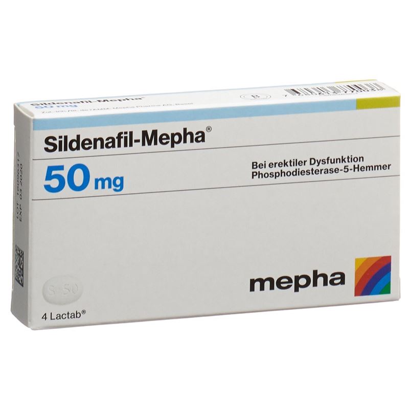 SILDENAFIL Mepha Filmtabl 50 mg 4 Stk