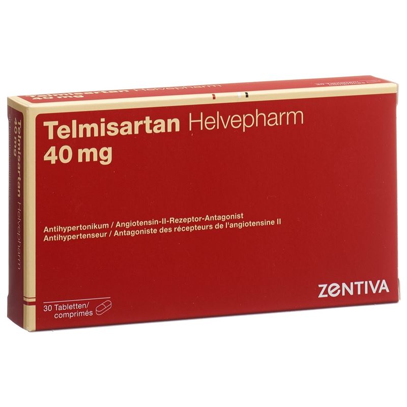 TELMISARTAN Helvepharm Tabl 40 mg 30 Stk