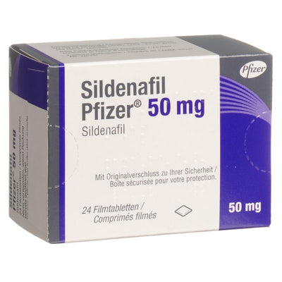 SILDENAFIL Pfizer Filmtabl 50 mg 24 Stk