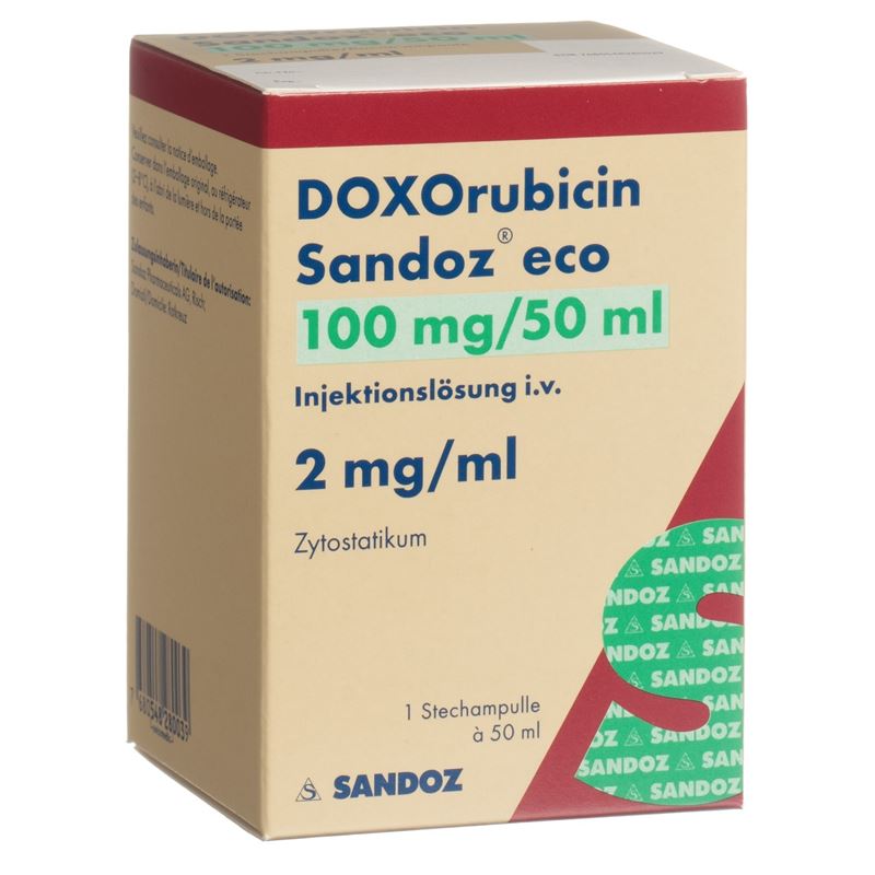 DOXORUBICIN Sandoz eco 100 mg/50ml 50 ml