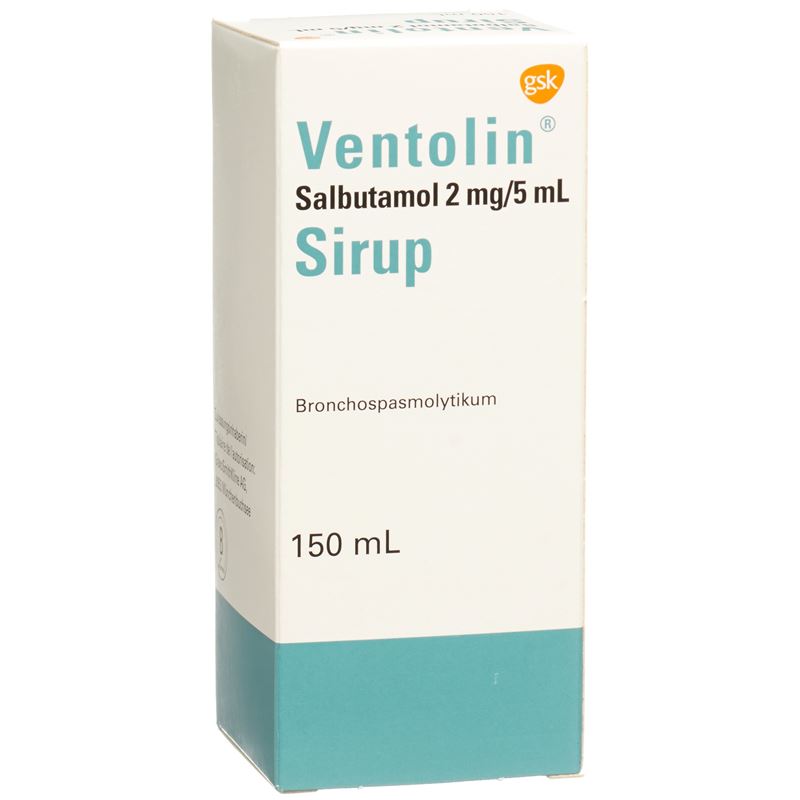 VENTOLIN Sirup 2 mg/5ml o Zucker Fl 150 ml