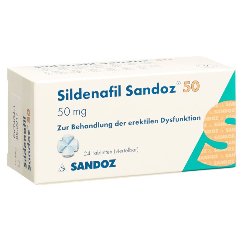 SILDENAFIL Sandoz Tabl 50 mg 24 Stk