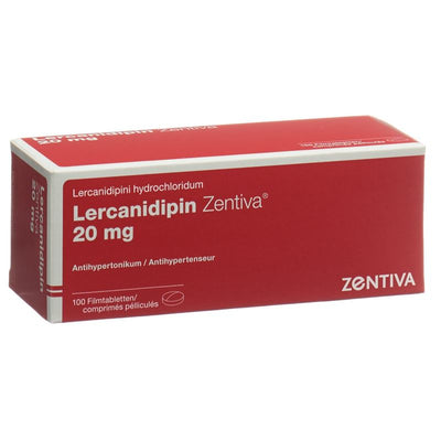 LERCANIDIPIN Zentiva Filmtabl 20 mg 100 Stk