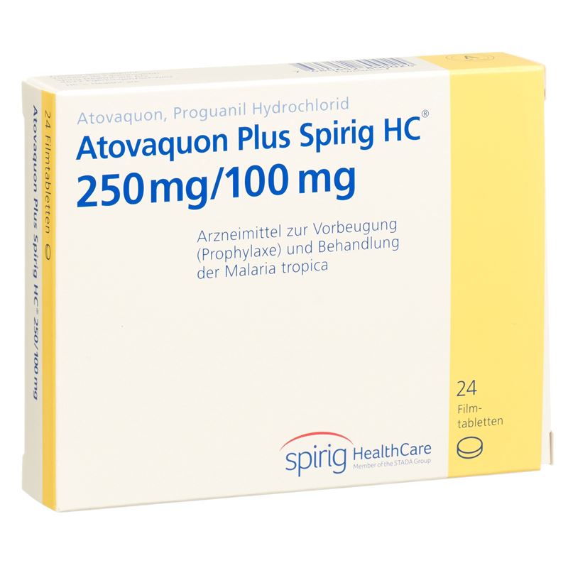 ATOVAQUON PLUS Spirig HC Filmtabl 250/100 24 Stk