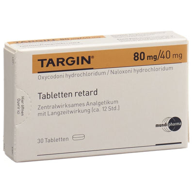 TARGIN Ret Tabl 80 mg/40 mg 30 Stk
