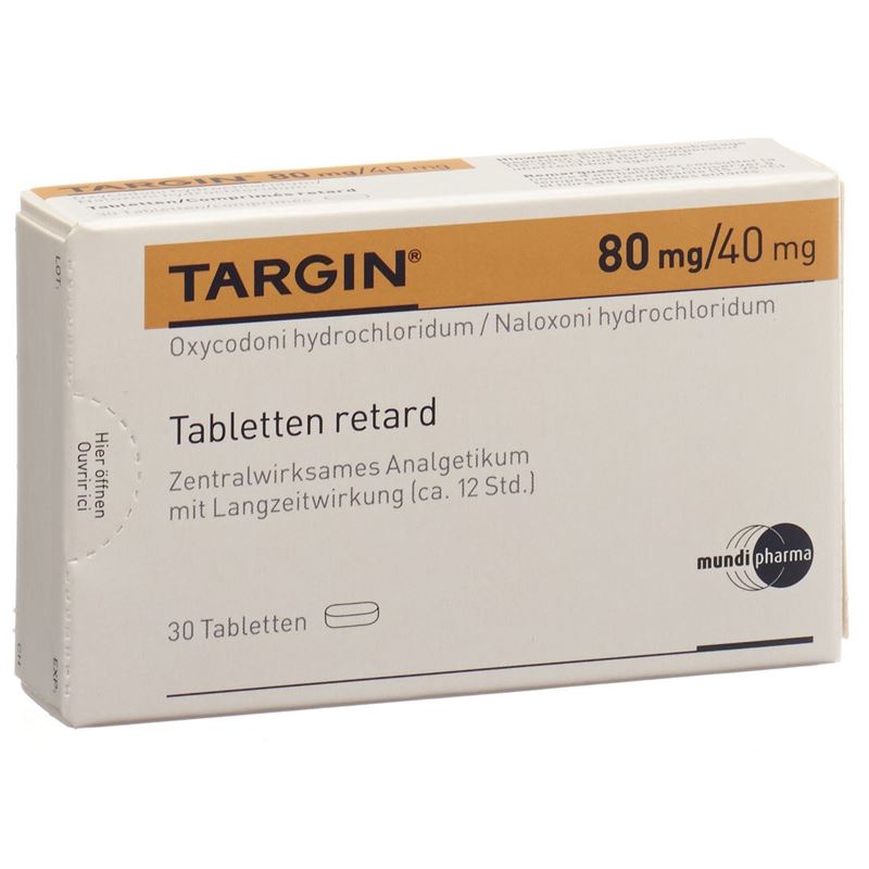 TARGIN Ret Tabl 80 mg/40 mg 30 Stk