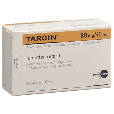 TARGIN Ret Tabl 80 mg/40 mg 60 Stk