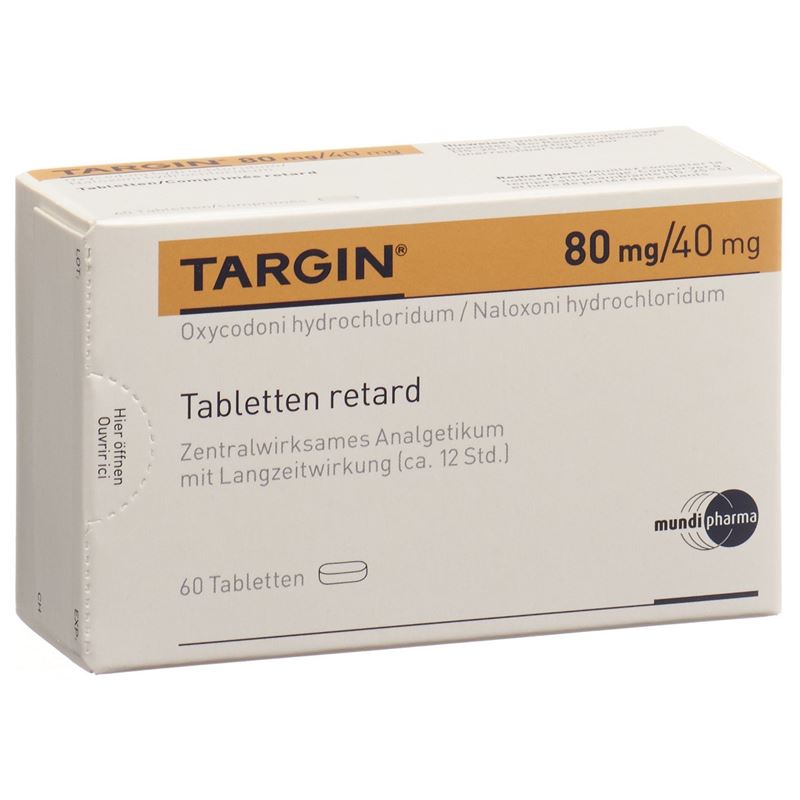 TARGIN Ret Tabl 80 mg/40 mg 60 Stk