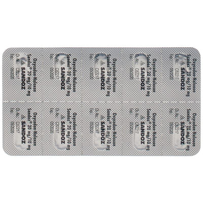OXYCODON-NALOXON Sandoz 20 mg/10 mg 30 Stk - CONTENTBACK