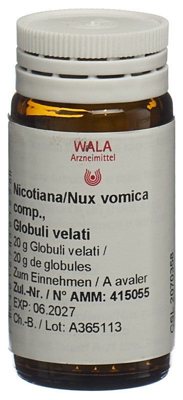 WALA Nicotiana/Nux vomica comp Glob 20 g