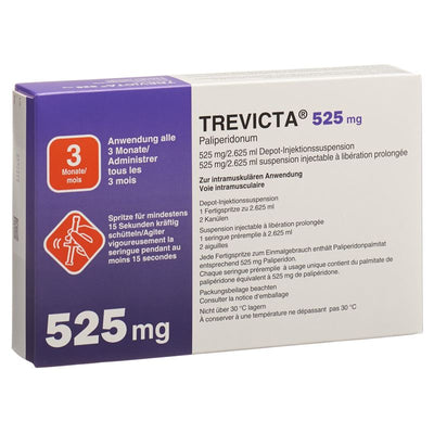 TREVICTA Inj Susp 525 mg/2.625ml Fertspr 2.625 ml