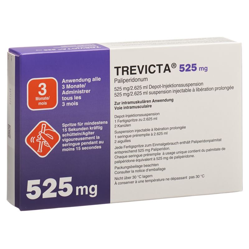 TREVICTA Inj Susp 525 mg/2.625ml Fertspr 2.625 ml