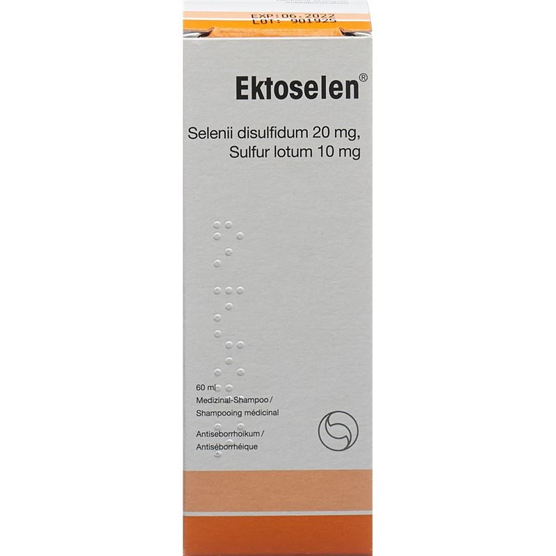 EKTOSELEN Medizinalshampoo Lös Fl 60 ml - PICFRONTTOP