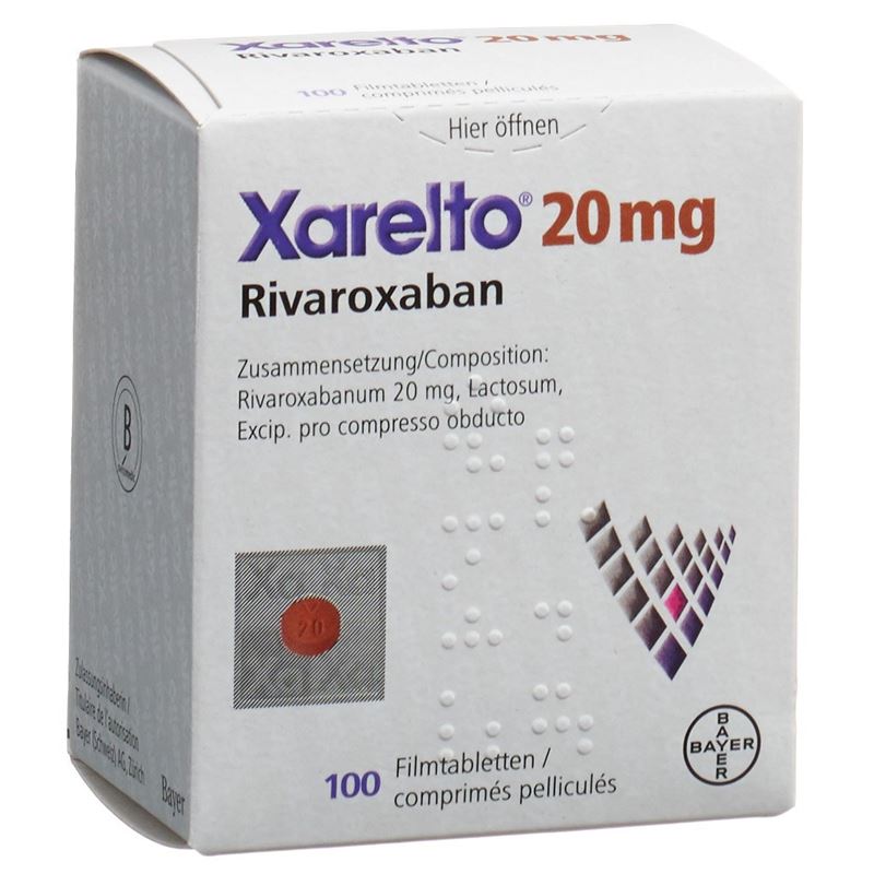 XARELTO Filmtabl 20 mg Ds 100 Stk