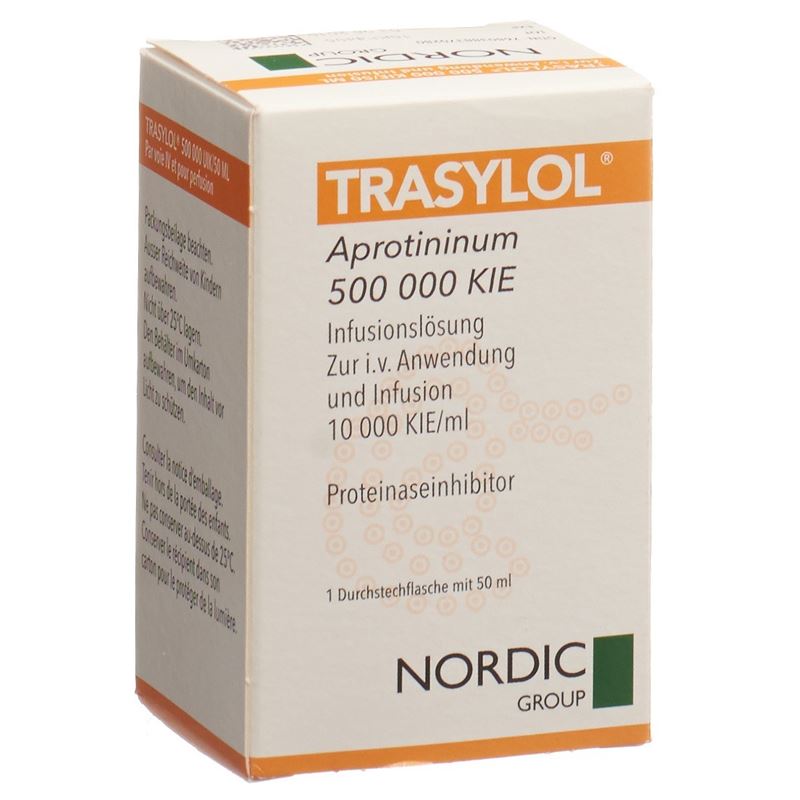 TRASYLOL Inf Lös 500000 KIE Durchstf 50 ml