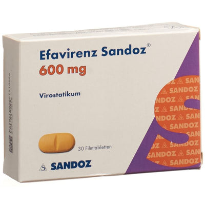 EFAVIRENZ Sandoz Filmtabl 600 mg 30 Stk