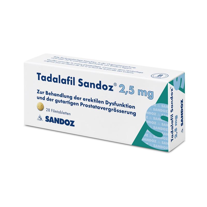 TADALAFIL Sandoz Filmtabl 2.5 mg 28 Stk