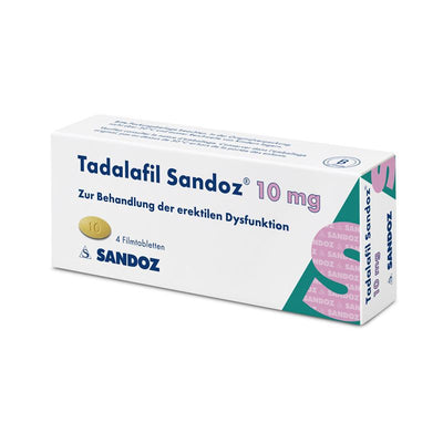 TADALAFIL Sandoz Filmtabl 10 mg 4 Stk