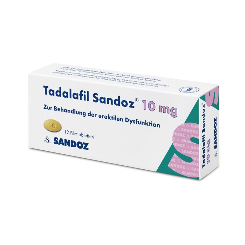 TADALAFIL Sandoz Filmtabl 10 mg 12 Stk