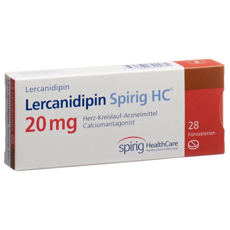 LERCANIDIPIN Spirig HC Filmtabl 20 mg 28 Stk