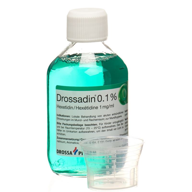 DROSSADIN Lös 0.1 % Fl 200 ml - CONTENTFRONT