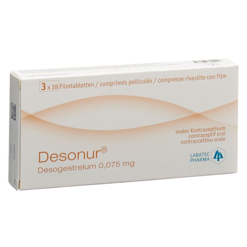 DESONUR Filmtabl 0.075 mg 3 x 28 Stk