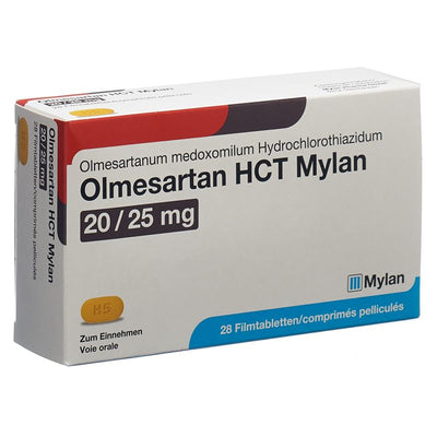 OLMESARTAN HCT Mylan Filmtabl 20/25mg 28 Stk