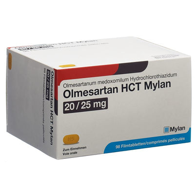 OLMESARTAN HCT Mylan Filmtabl 20/25mg 98 Stk