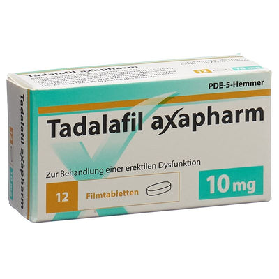 TADALAFIL axapharm Filmtabl 10 mg 12 Stk