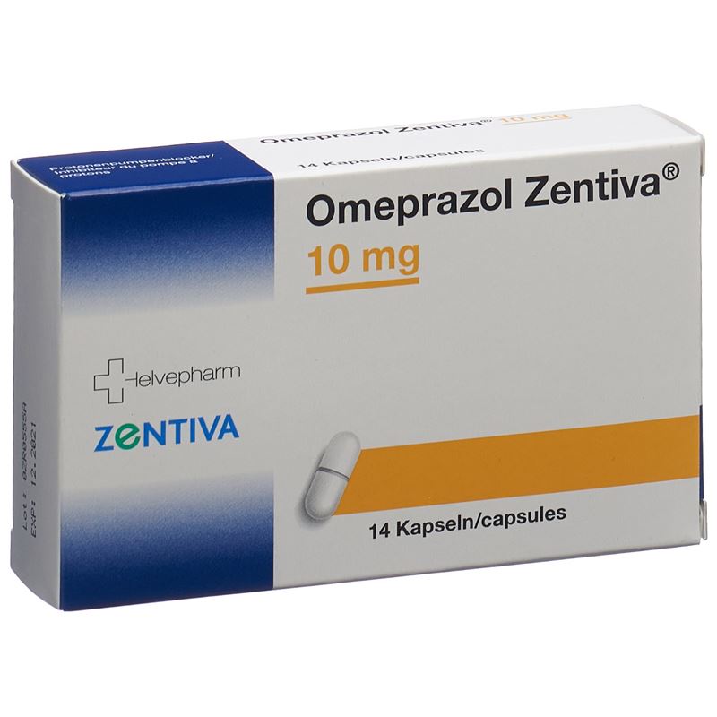 OMEPRAZOL Zentiva Kaps 10 mg 14 Stk