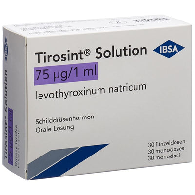 TIROSINT Solution 75 mcg 30 Amp 1 ml