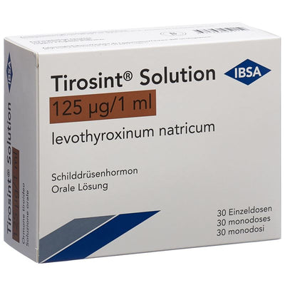 TIROSINT Solution 125 mcg 30 Amp 1 ml