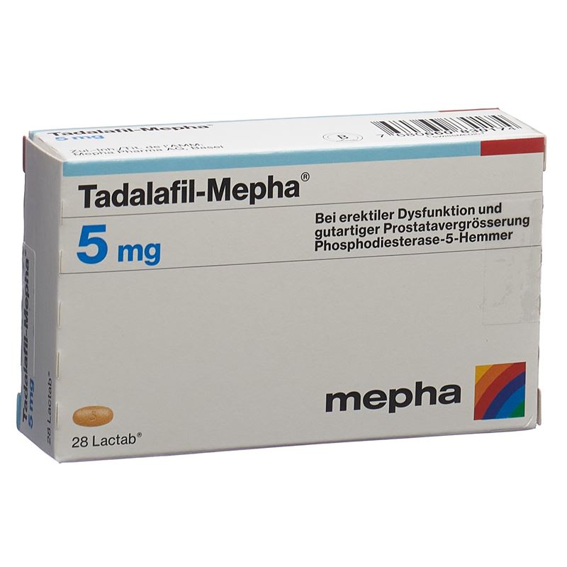 TADALAFIL Mepha Filmtabl 5 mg 28 Stk