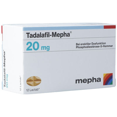 TADALAFIL Mepha Filmtabl 20 mg 12 Stk