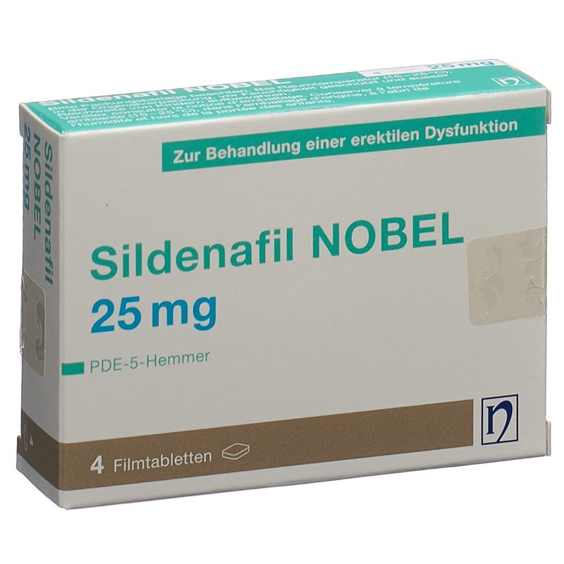 SILDENAFIL NOBEL Filmtabl 25 mg 4 Stk