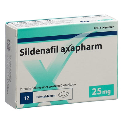 SILDENAFIL axapharm Filmtabl 25 mg 12 Stk