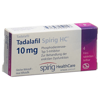 TADALAFIL Spirig HC Filmtabl 10 mg 4 Stk