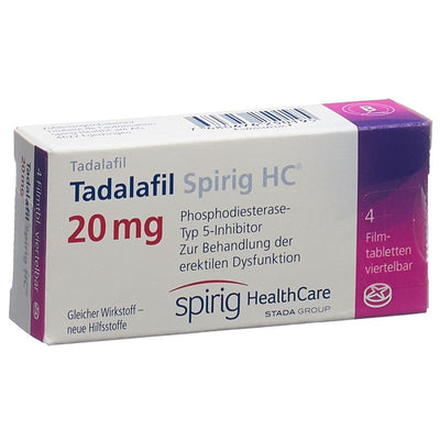 TADALAFIL Spirig HC Filmtabl 20 mg 4 Stk