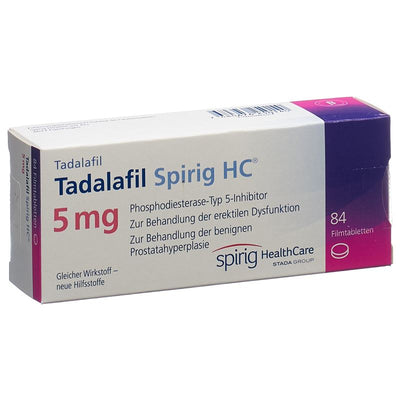TADALAFIL Spirig HC Filmtabl 5 mg 84 Stk