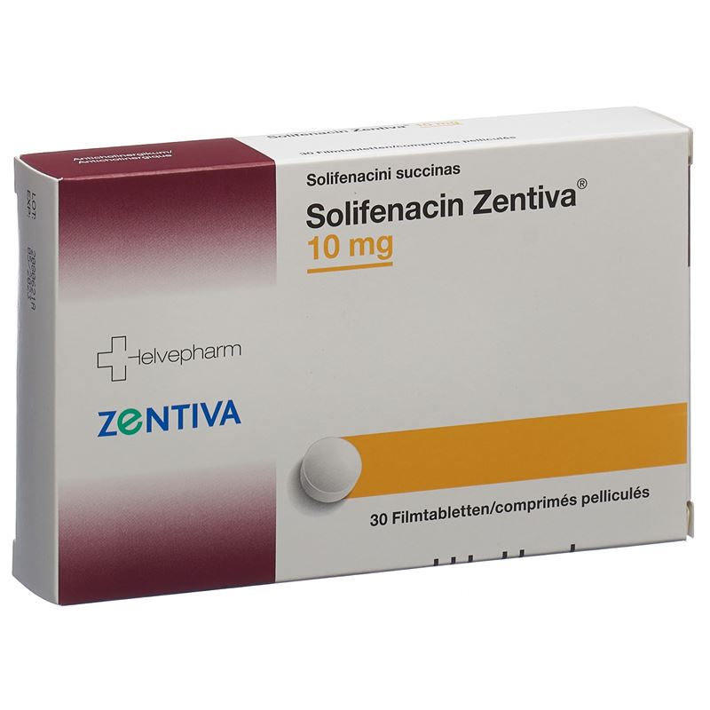 SOLIFENACIN Zentiva Filmtabl 10 mg 30 Stk