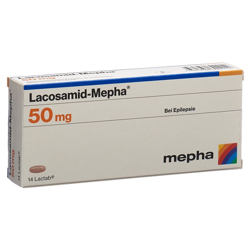 LACOSAMID Mepha Filmtabl 50 mg 14 Stk