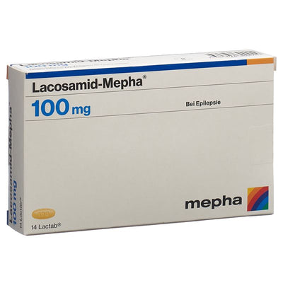 LACOSAMID Mepha Filmtabl 100 mg 14 Stk